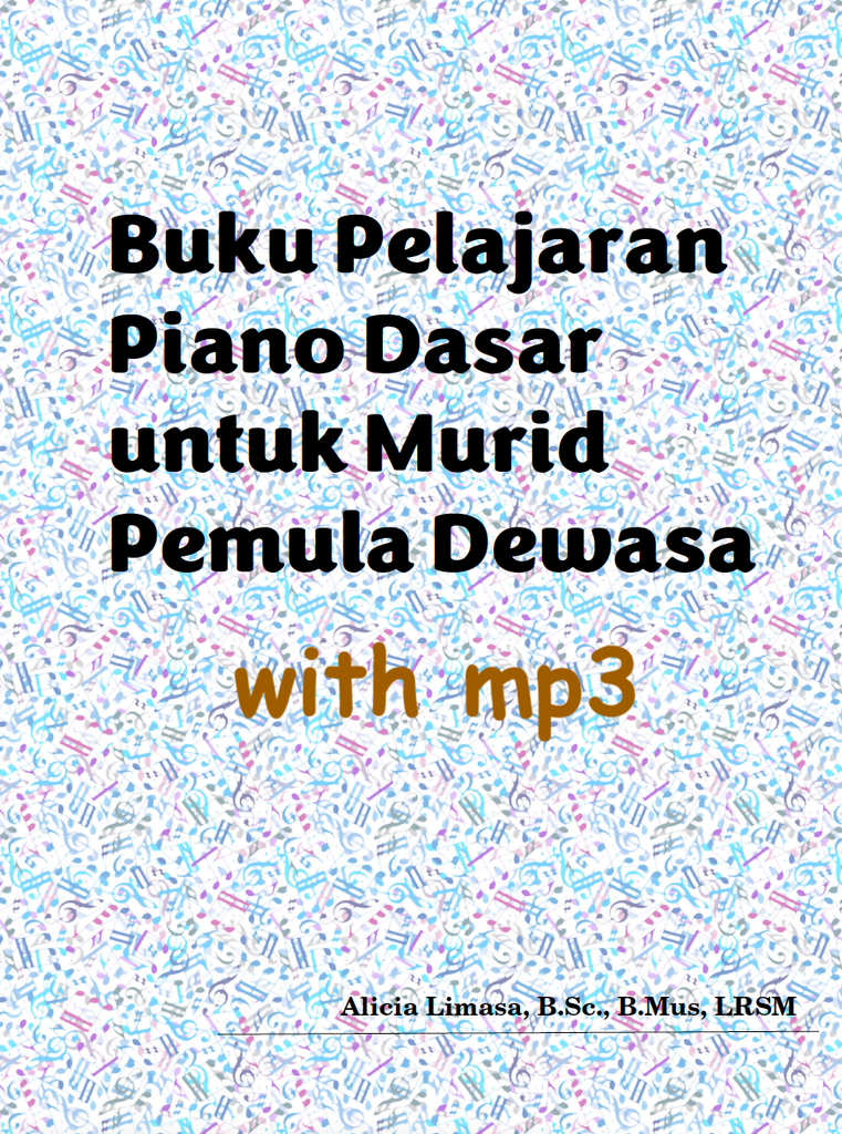 Buku Pelajaran Piano untuk Pemula Dewasa + mp3